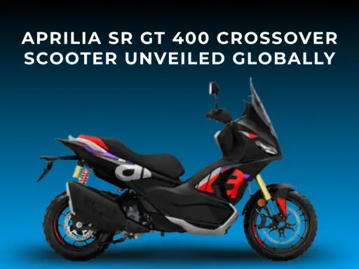 Aprilia SR GT 400 Crossover Scooter Unveiled Globally