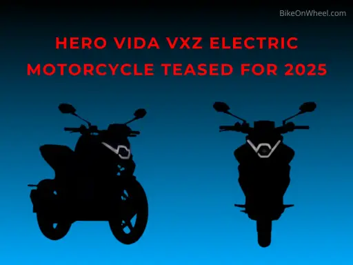 Hero Vida VXZ Electric Motorcycle Teased for 2025
