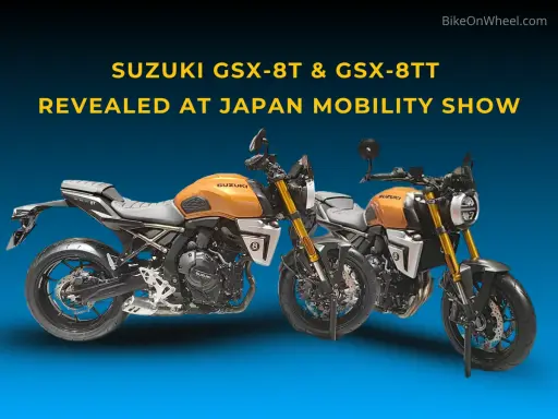 Suzuki GSX-8T & GSX-8TT Unveiled at Japan Mobility Show
